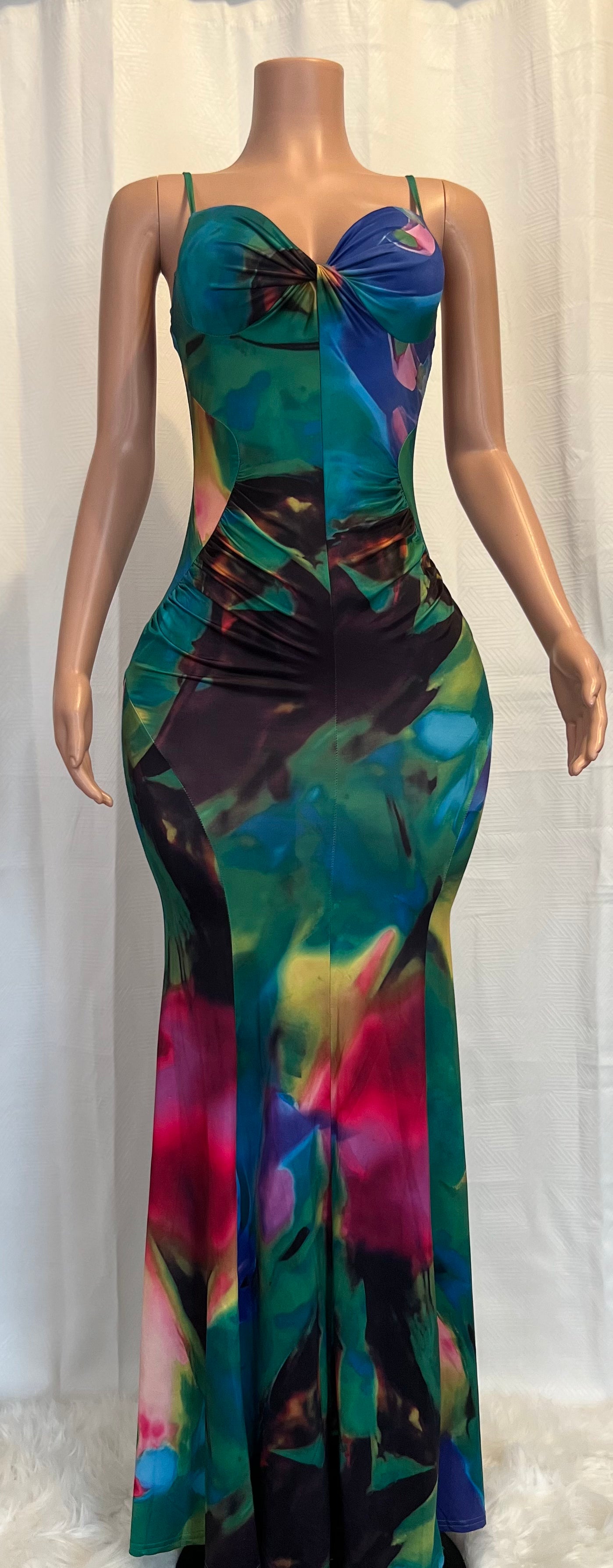 Tropical Maxi Dress